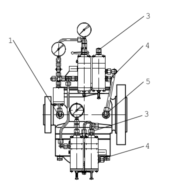 Схема подключения регулятора давления газа HON 505