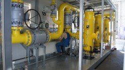 Установленная автоматизированная газораспределительная станция